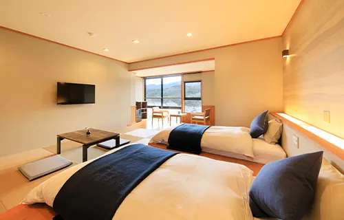 畫像：日式西式雙床客房